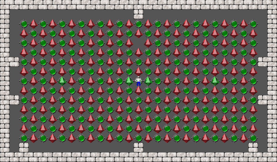 Sokoban Sasquatch 02 Arranged level 15